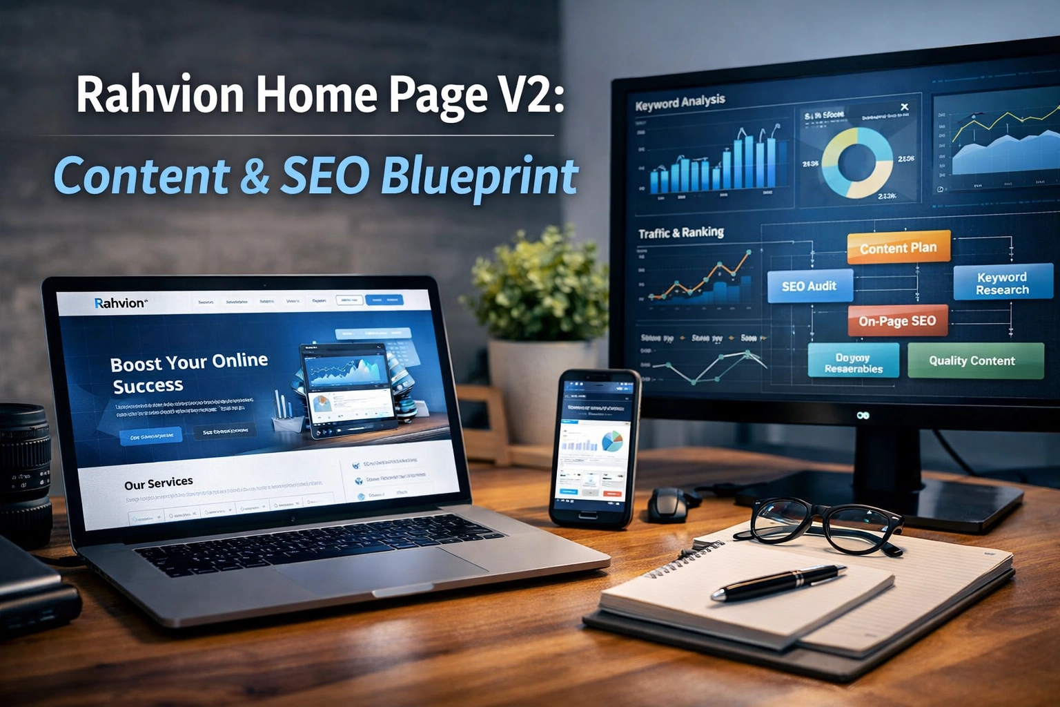 Rahvion Home Page V2: Content & SEO Blueprint